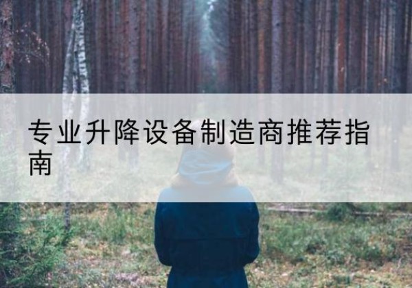 延平电动剪叉升降平台厂家-专业升降设备制造商推荐指南